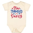 thumbnail image 3 of Inktastic 4th of July Star Spangled and Sassy with Arrow and Stars Boys or Girls Baby Bodysuit, 3 of 5