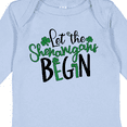 thumbnail image 4 of Inktastic St. Patrick's Day Let the Shenanigans Begin Boys or Girls Long Sleeve Baby Bodysuit, 4 of 5