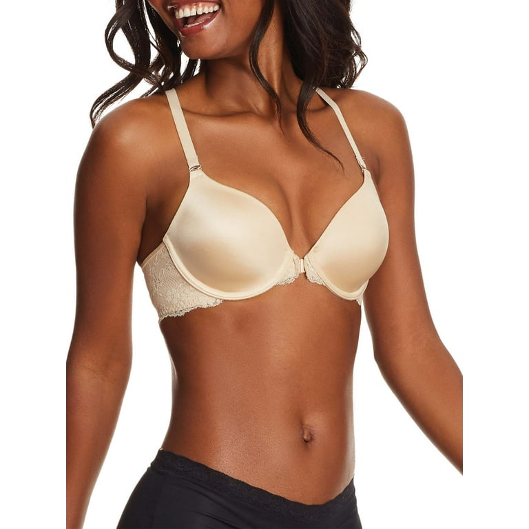 Maidenform One Fab Fit Extra Coverage Lace T-Back Bra_Latte Lift_34D at   Women's Clothing store