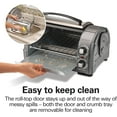 thumbnail image 7 of 4- Toaster Oven with Roll-Top Door, 1200W, Fits 9" Pizza, Bake Broil Toast, 7 of 7