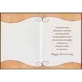 thumbnail image 2 of Designer Greetings Wooden Table, Chairs and Stone Wall Our Wishes Wedding Anniversary Congratulations Card for Couple, 2 of 2