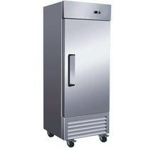 NSF 27 in. Reach-In Commercial Refrigerator 18.6 Cu.Ft. Solid Single Door Refrigerator, Upright Refrigerator in Stainless Steel