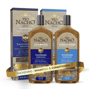 Tio Nacho Thickening Shampoo and Conditioner Set, Volumizing, Anti Hair Loss & Anti Breakage with Royal Jelly, Nettle & Ginseng, Paraben & Cruelty Free, 14 Fl Oz Each