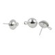 thumbnail image 4 of 100 Piezas de 8 Mm de Media Bola Pendiente Del Perno Prisionero Del Oído con 1 Mm de Bucle Cerrado Resultados Del Pendiente de Bricolaje Que Hacen 14 White K Baoblaze Pendiente Stud Pin con lazo, 4 of 8
