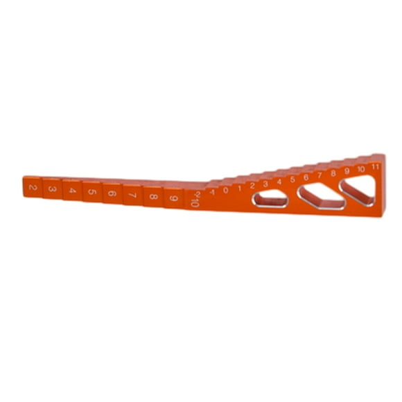 Decodeary RC Model Car Ride Height Droop Gauge Easy To And Made With Aluminium Alloy Made Of Aluminium Alloy 1Set