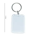 thumbnail image 2 of Raindrops 20PCS Acrylic Keychain Decorations Creative Blank Key Ring Pendant Transparent Plastic Key Chain Crafts for Bag Backpack, 2 of 8