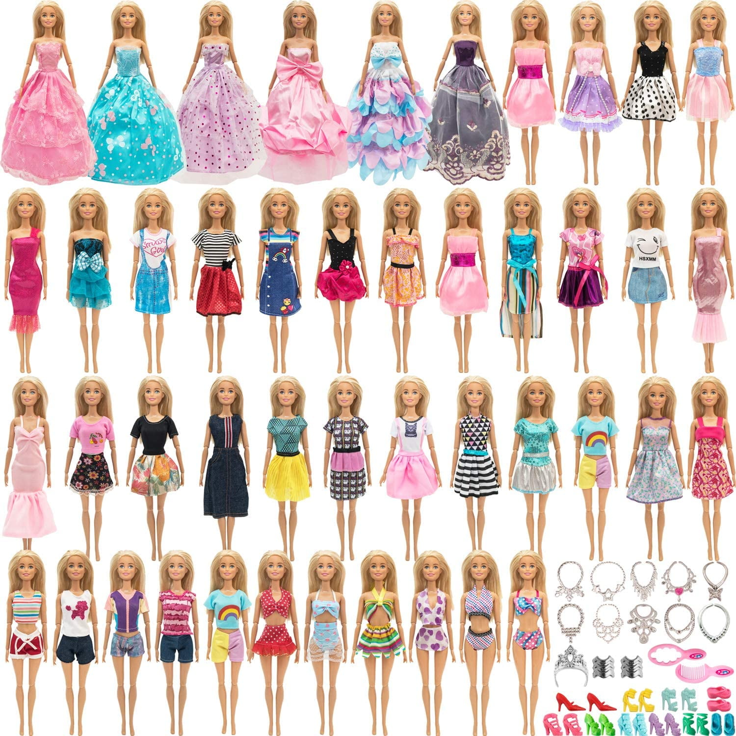 Handmade Barbie Clothes-Thanksgiving Cotton Print Barbie Dress