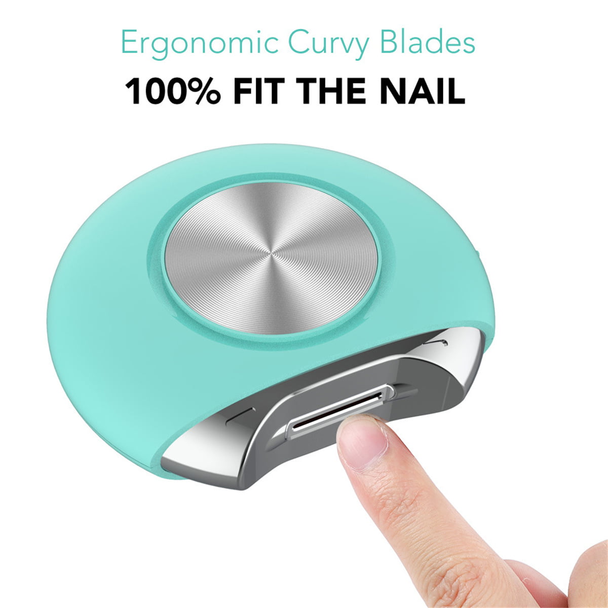 1pc Electric Nail Trimmer Full Automatic Nail Clipper File Polisher Tool  For Newborn, Infant, Baby, Toddler, Kids, Adult And Seniors, Nail Clippers