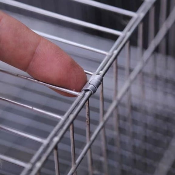 GETAJGHSD 300pcs Iron Wire Cage Clips for Cat Cage Repair, Easy to Install and Pet Cage Accessories