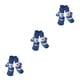 thumbnail image 3 of Methold 4 piezas de zapatos reflectantes para mascotas, bonitas botas de lluvia y nieve de algodón, conjunto de calcetines impermeables, cubierta de Type1 NO1 Methold CBP384086, 3 of 6