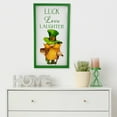 thumbnail image 2 of Luck Love Laughter St. Patricks Day Framed Wall Sign - 18", 2 of 5