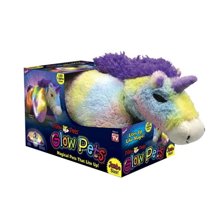 Kr Distribution Pillow Pets Glow Pets Rainbow Unicorn 18