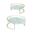 thumbnail image 4 of Rustproof Bathroom Counter Organizer Luxury Countertop Storage Rack for Cosmetic White, 4 of 6