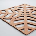 thumbnail image 5 of Ekena Millwork 15 3/8"W x 15 3/8"H x 1/4"T Medium Garland Decorative Fretwork Wood Wall Panels, Cherry, 5 of 18