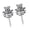 Silver L, variant on Pack of 2 Antislip Guitar Strap Locks Metal Buttons for Bass Electric