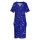 thumbnail image 3 of Royal Blue Sparkly Glitter Confetti Loose Pocket Dress dress summer women's luxury party dress korean style, 3 of 6
