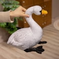 thumbnail image 4 of Cute Simulation Swan Plush Stuffed Animals Toy Fluffy Sofa Chair Decor Body Pillow Birthday Gifts, 4 of 5