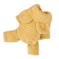 thumbnail image 4 of Warm Dog Sweater - Coat Plush Onesie Jumpsuit Pajamas Soft Puppy Cat - 4 Legged Clothes Pets Apparel for Small Medium Male Female Dogs,Yellow, 4 of 5