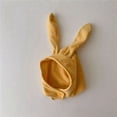 thumbnail image 2 of xiaxaixu Kids Bunny Ear Hat, Cute Soft Warm Winter Cap Button Closure Rabbit Hat for Girls Boys, 2 of 7