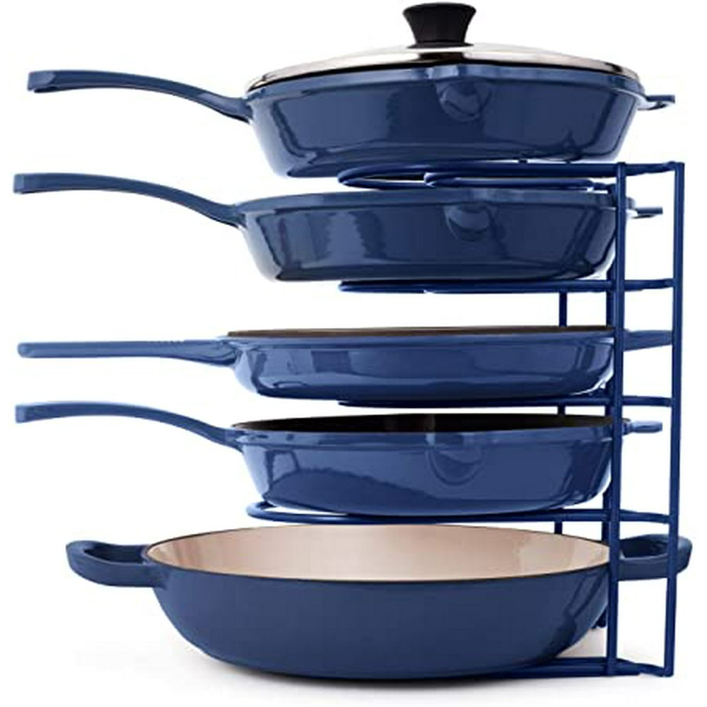 Pan Organizer for Cast Iron Skillets, Griddles and Pots Heavy Duty