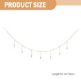 thumbnail image 2 of GOOHOCHY Hanging Photo Frames White Wood Beads Photo Clips Memory Sharing 1Pack, 2 of 8