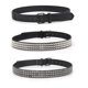 thumbnail image 4 of Sonducket Cinturón de cintura a la moda, correas de cuero huecas universales elásticas con hebillas, decoraciones para pantalones, accesorios para el Cinturones Plata Sonducket AP008684-02, 4 of 6