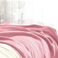 thumbnail image 5 of PiccoCasa Cotton Knitted Throw Blanket for Sofa Couch, Baby Pink 50" x 60", 5 of 6