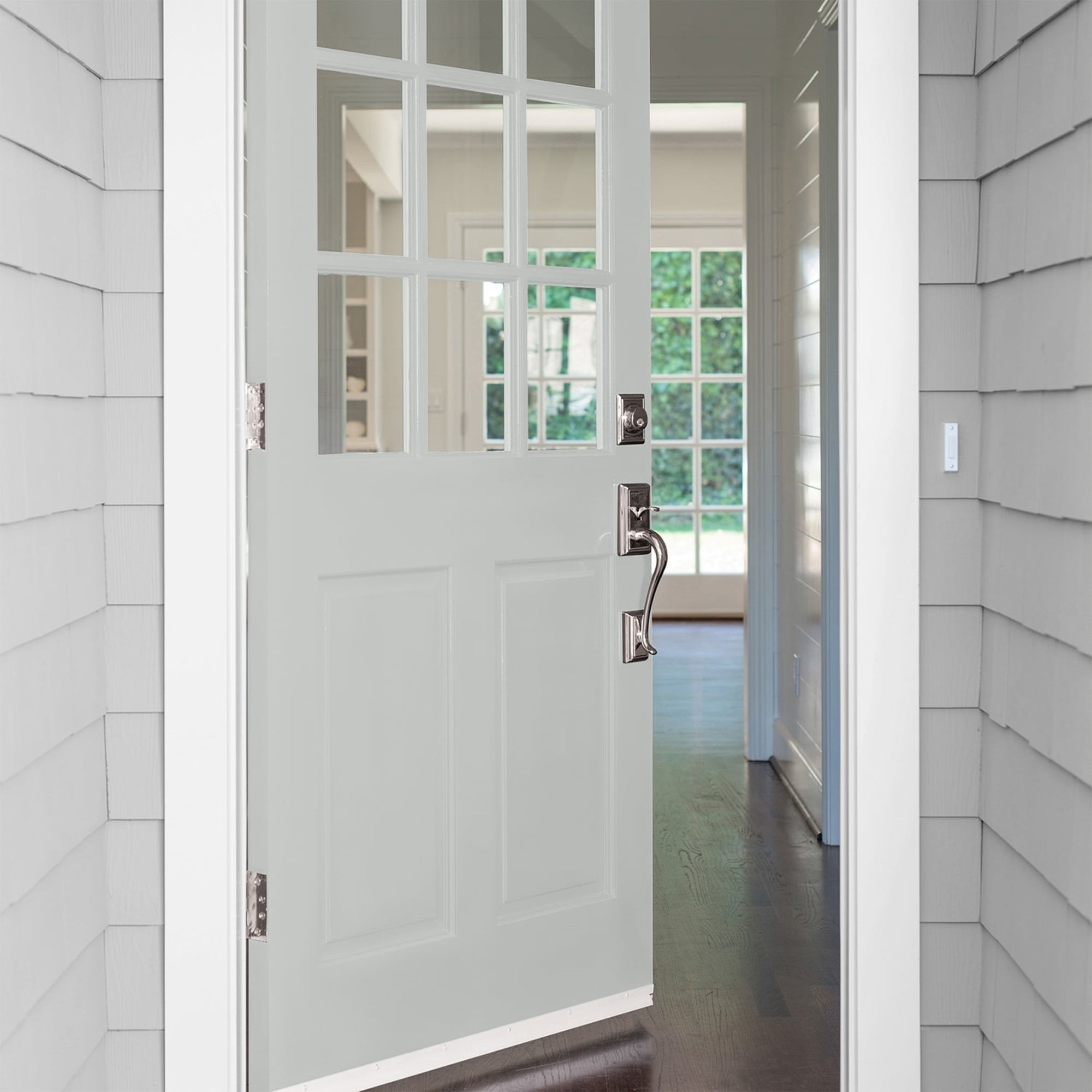 Glidden Fundamentals Solitary State / Gray, Semi-Gloss Exterior Paint, 1 Quart
