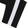 thumbnail image 6 of vdgthytj Mens Athletic Pants Drawstring Elastic Waist Side Striped Texture Running Outdoor Sport Tapered Trousers with Pockets(Small,Black), 6 of 7