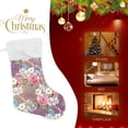 thumbnail image 4 of Coolnut 17.7 Inch Christmas Stockings, 2 PCS Peony Presonalized Large Stocking Sock for Family Holiday Xmas Party Decorations, 4 of 7