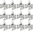 thumbnail image 1 of Shisuyan Embouts pour Tringles à Rideaux en Acier Inoxydable 20 Pcs 1.1X1.1X1In, 1 of 8