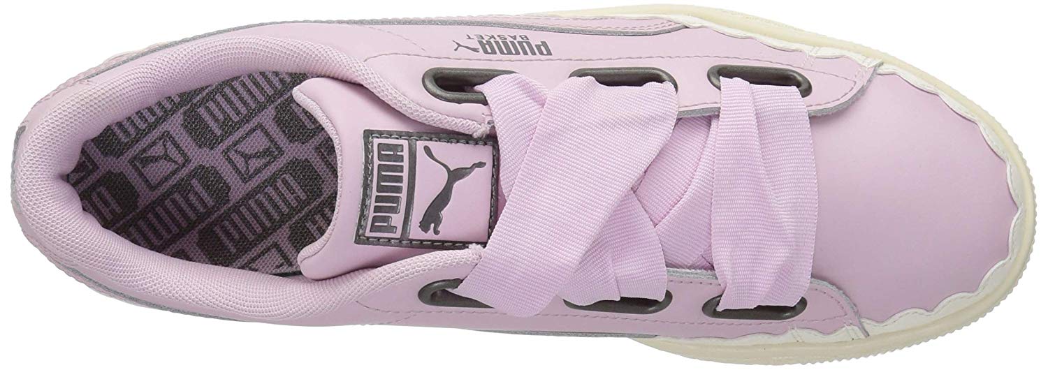 puma basket heart scallop sneaker