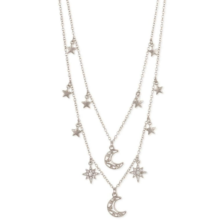 Celestial necklace deals silver