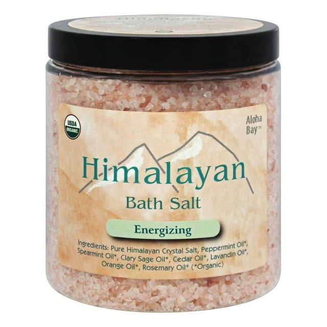 Aloha Bay - Organic Himalayan Bath Salt Energizing - 24 oz.