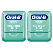 Oral-B Glide Comfort Plus Dental Floss, Extra Soft, Value 2 Pack (40m Each)