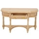 thumbnail image 5 of Muebles para casa de muñecas en miniatura, escritorio de madera, mesa semicircular, accesorios, escala 1:12, 5 of 14