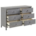 thumbnail image 4 of Soho Baby Everlee 6-Drawer Dresser In Greystone, 4 of 5