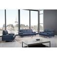 thumbnail image 2 of American Eagle Furniture Leather Accent Chair in Navy Blue, 2 of 5