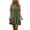 Green, variant on Summer Casual Dresses for Women Loose Short Sleeve Midi Dress Tiered Ruffle Long Dress with Pockets Solid Color