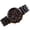 G002- Black, variant on Women's Watch, Oversized Watch, Chronograph Watch, Tachymeter, Analog Watch, Black Silicone Strap, Rose Gold Hardware, Waterproof, Date Display, Easy to Read, Fashion Watch,