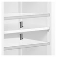 thumbnail image 5 of Bathroom Floor Cabinet, 4 Tier Free Standing Organizer, Adjustable Shelf, Narrow Storage, White - 18 x 12 x 33 Inches, 5 of 9