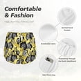 thumbnail image 4 of Gukieu Orchids Flowers Print Women's Sports Shorts with Drawstring Elastic Waistband for Running, Yoga, Fitness-Medium, 4 of 7