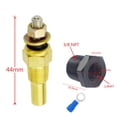thumbnail image 2 of 2X K-Swap Coolant Temp Sender Sensor Adapter K20 K24 for,2 x Coolant Temperature Sensor 2 x Adapter 2 x Blue Terminal,Black, 2 of 5