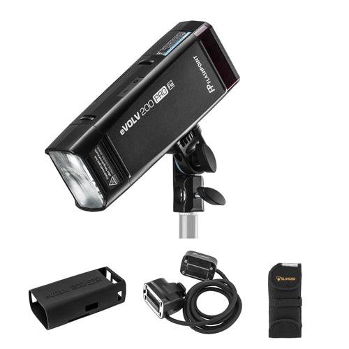 Flashpoint eVOLV 200 Pro TTL Pocket Flash Exclusive Extention Head Kit