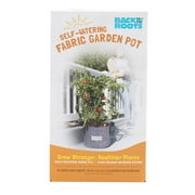 Back to the Roots Charcoal Grey Self-Watering Fabric Garden Pot