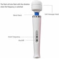 thumbnail image 4 of Personal Wand Electric Massager with 10 Powerful Magic Vibrations, Rechargeable Handheld Back Massager Wand Massage for Deep Muscles Pain Relief, 4 of 5