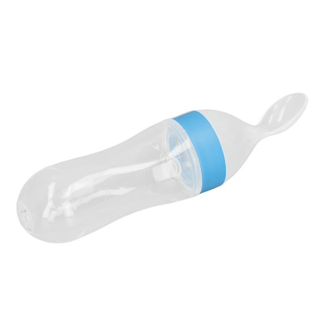 Baby Food Spoon, Durable Wearable Spoon Compact Portable Light Weight Convenient Practical Safe Reliable For Home For Kitchen For Outdoor White,Blue,Green,Pink
