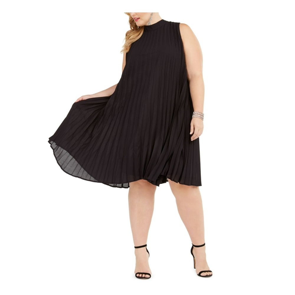 trapeze cocktail dress with sleeves