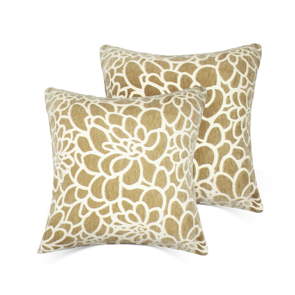 Set of 2 Throw Pillow Covers Coastal Cushions 100 Cotton Home