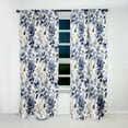 thumbnail image 2 of Designart "Victorian Rococo Charm In Cobalt Blue II" Floral Blackout Curtain Panels, 2 of 4